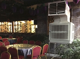 餐馆安装移动式冷风机